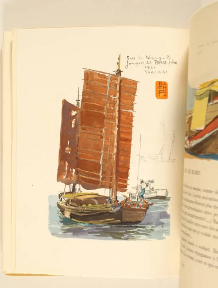 FARRERE - Jonques et sampans - 1945 - Illustr&eacute; par Fouqeray - Photo 4, livre rare du XXe si&egrave;cle