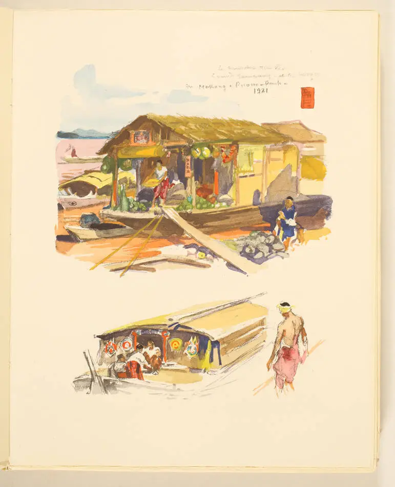 FARRERE - Jonques et sampans - 1945 - Illustr&eacute; par Fouqeray - Photo 6, livre rare du XXe si&egrave;cle