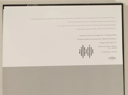 [Photographie] Masao YAMAMOTO - Sasanami - 2020 - Photo 1, livre rare du XXIe si&egrave;cle