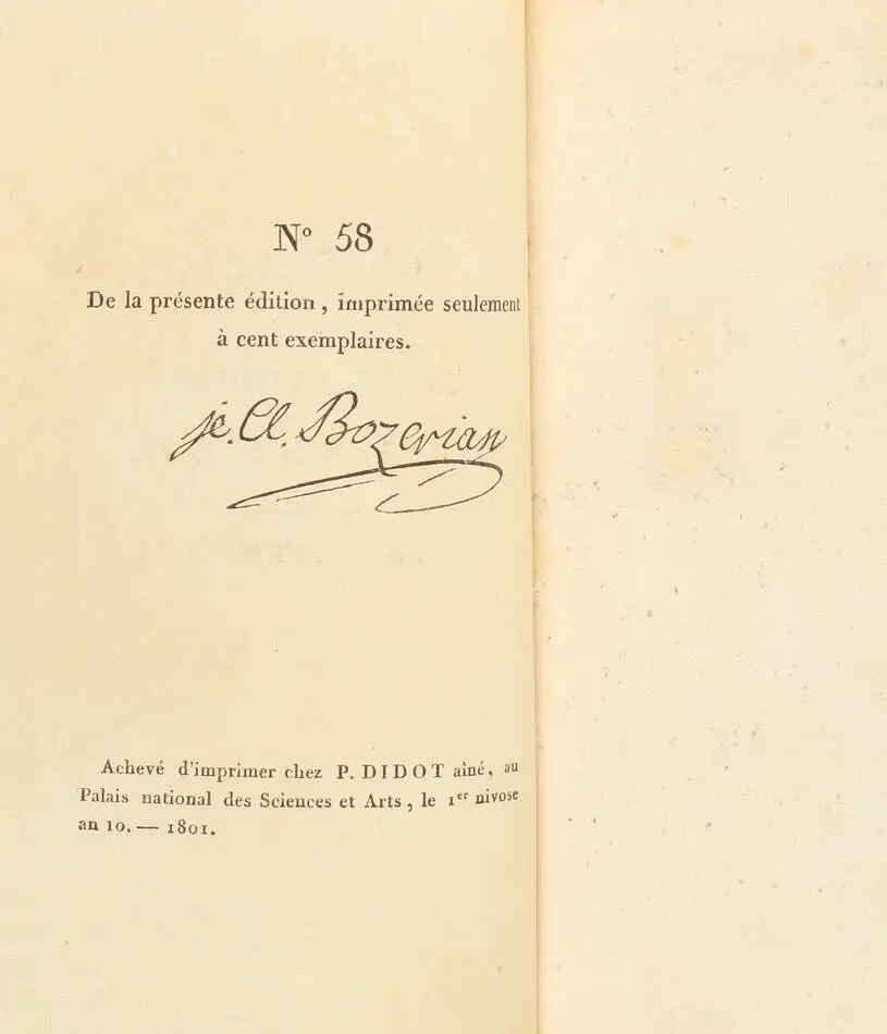 J.-J. ROUSSEAU - Oeuvres - Chez Bozerian, 1801 - 25 vol - reliure de Thouvenin - Photo 4, livre ancien du XIXe si&egrave;cle