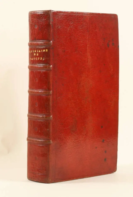 . Office de la quinzaine de Pasque latin-françois, extrait du bréviaire et du missel de Paris, livre ancien du XVIIIe siècle