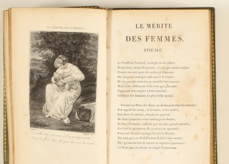 Gabriel LEGOUVE - Le m&eacute;rite des femmes - Janet, 1830 - Frontispice - Photo 2, livre rare du XIXe si&egrave;cle