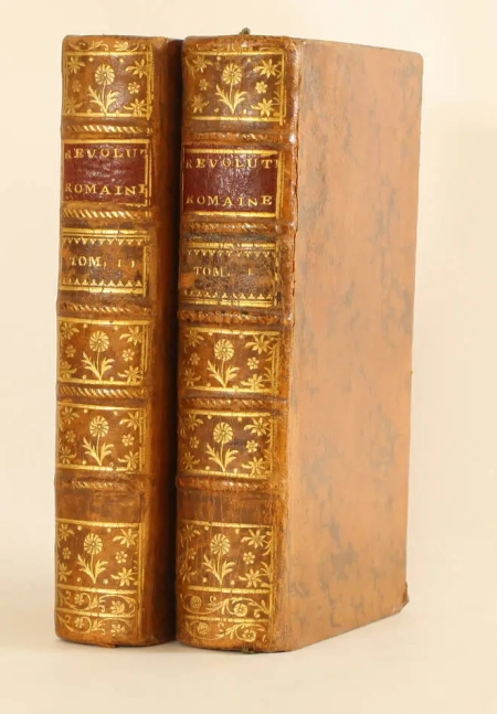 VERTOT Histoire des r&eacute;volutions arriv&eacute;es de la r&eacute;publique romaine 1755 - 2 vols - Photo 0, livre ancien du XVIIIe si&egrave;cle