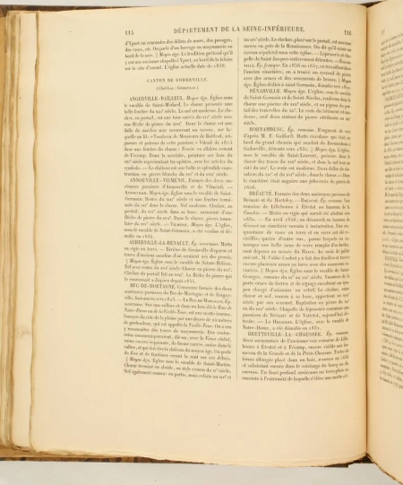 [Normandie] COCHET R&eacute;pertoire arch&eacute;ologique de la Seine-Inf&eacute;rieure - 1871 - Photo 2, livre rare du XIXe si&egrave;cle