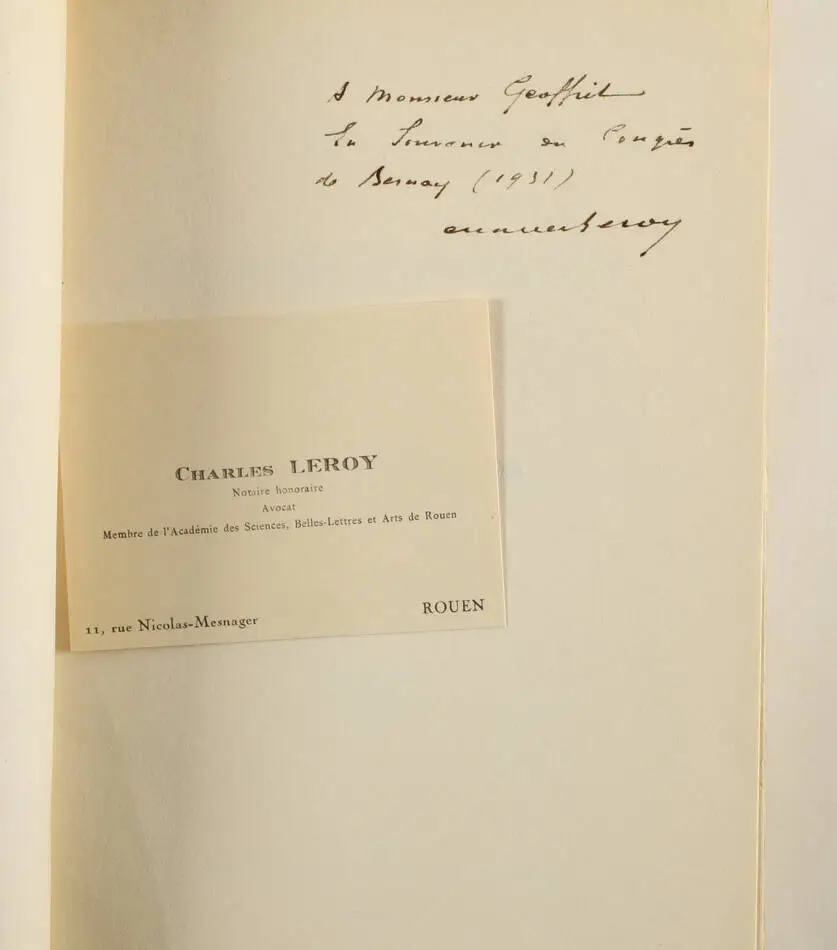 LEROY - Paysans normands au XVIIIe siècle - 1929 - 2 volumes - Photo 0, livre rare du XXe siècle