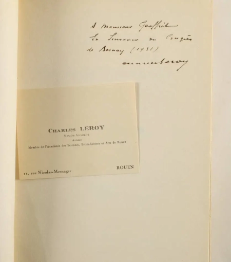 LEROY (Charles). Paysans normands au XVIIIe si&egrave;cle