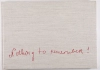 BOURGEOIS (Louise) Nothing to remember 2008, livre rare du XXIe si&egrave;cle