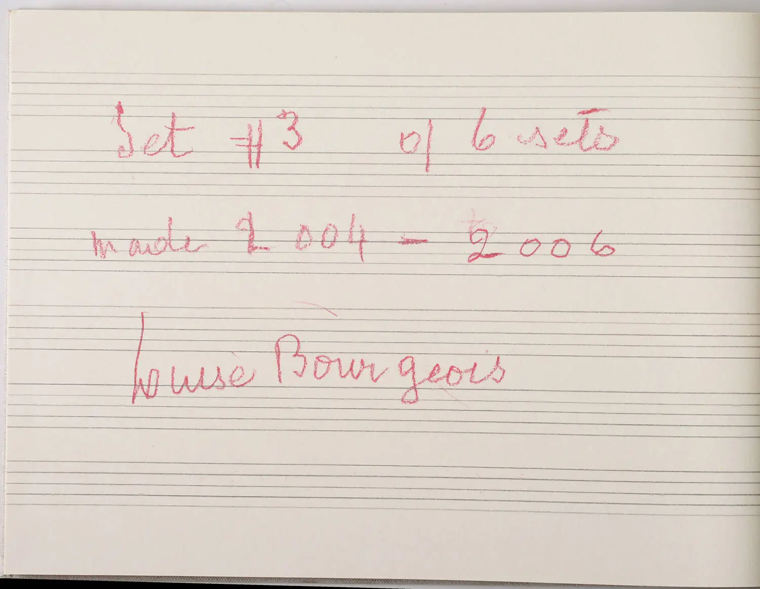 Louise BOURGEOIS - Nothing to remember - 2008 - Photo 2, livre rare du XXIe si&egrave;cle