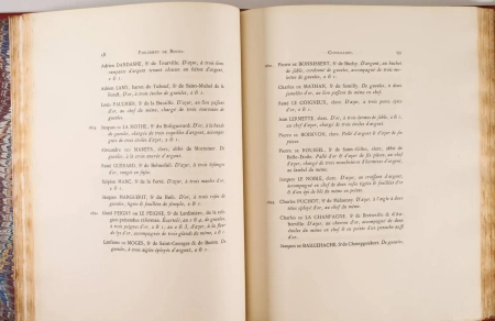 [H&eacute;raldique] MERVAL Catalogue et armorial du parlement de Rouen - 1867 - Photo 3, livre rare du XIXe si&egrave;cle