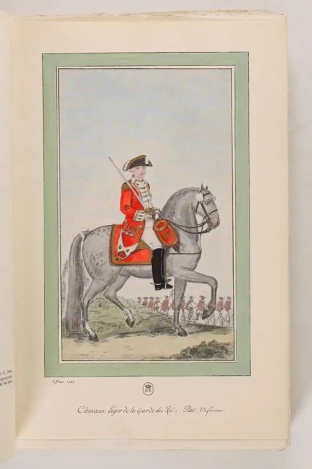 LA TROLLIERE (J. de) et MONTMORT (R., marquis de). Les chevau-l&eacute;gers de la garde du roi, 1592-1787, livre rare du XXe si&egrave;cle