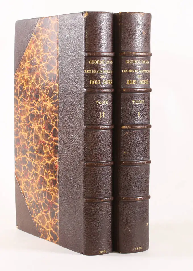 SAND Les beaux messieurs de Bois-Doré - 1892 - Illustré - Reliure de Pagnant 2 v - Photo 0, livre rare du XIXe siècle