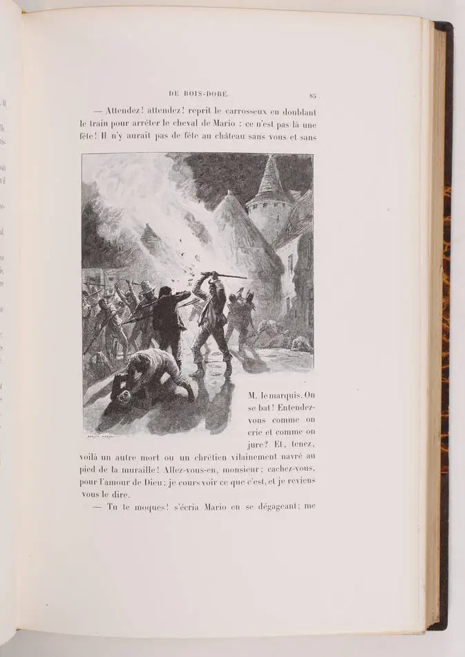 SAND Les beaux messieurs de Bois-Doré - 1892 - Illustré - Reliure de Pagnant 2 v - Photo 4, livre rare du XIXe siècle