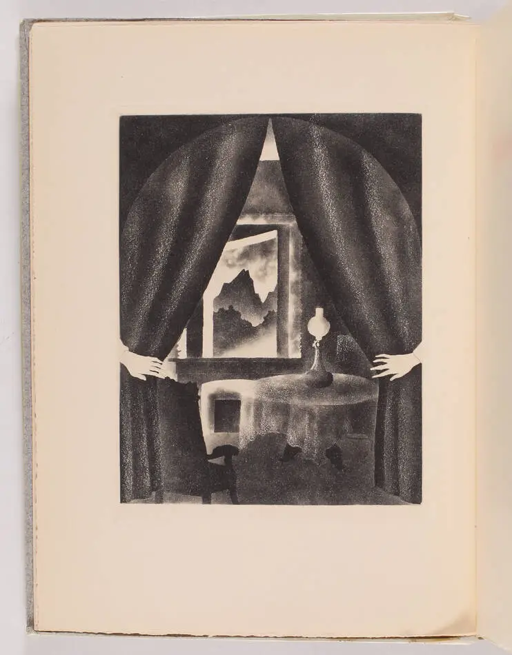 GREEN - Mont-Cinère - 1928 - eau-forte d Alexeieff - Photo 0, livre rare du XXe siècle