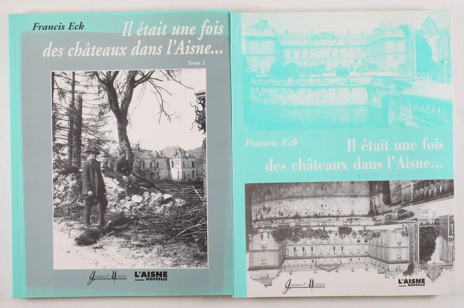 [Picardie] ECK - Ch&acirc;teaux dans l Aisne - 2003-2004 - 2 volumes - Photo 0, livre rare du XXIe si&egrave;cle