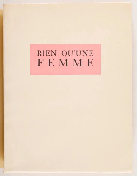 CARCO - Rien qu une femme - 1925 - Eaux fortes de Chas-Laborde - Photo 1, livre rare du XXe si&egrave;cle