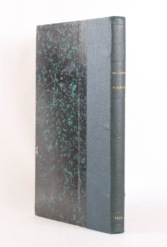 Livres rares et curieux reliures armori&eacute;es 1896 - Biblioth&egrave;que Gr&eacute;lot - Photo 0, livre rare du XIXe si&egrave;cle