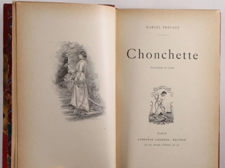 Marcel PREVOST - Chonchette - 1901 - Envoi - Photo 2, livre rare du XXe si&egrave;cle