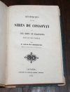 Louis de CHARRIERE - Recherches sur les sires de Cossonay et Pragins - 1845 - Photo 1 - livre rare