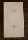 DELLUEGUE - Mort du papier - 1966 - Bois gravé par Pierre Gaudin - Photo 1, livre rare du XXe siècle