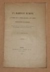 RODOCANACHI - Un habitant d Udine à Paris et à Versailles, en 1698 - 1892 - Photo 0 - livre de bibliophilie