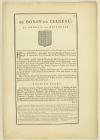Hozier - Généalogie de Bonin du Cluseau - 1752 en Berry - Photo 1, livre ancien du XVIIIe siècle