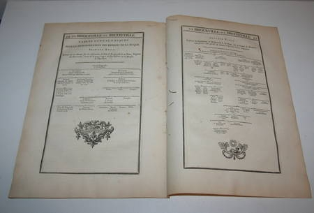 Hozier - Généalogie Briqueville-Bretteville - Normandie - 18e - Photo 2, livre ancien du XVIIIe siècle