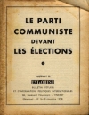Le parti communiste devant les élections - B. E. I. P. I. - 1958 - Photo 0, livre rare du XXe siècle