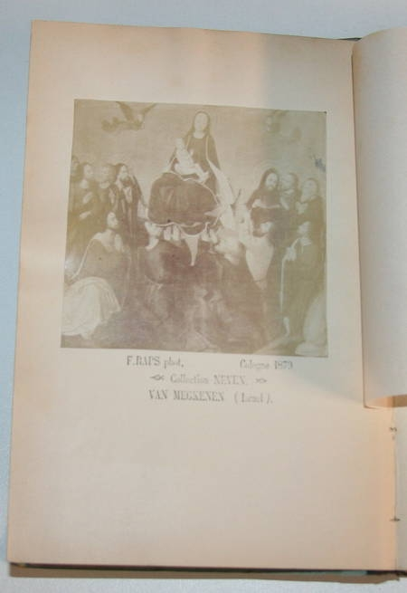 Photo livre n°1. BRAUWERE Jules de. Catalogue de tableaux des écoles, livre rare du XIXe siècle