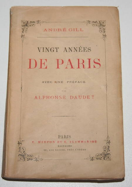 Photo livre n°3. GILL André. Vingt années de Paris, livre rare du XIXe siècle