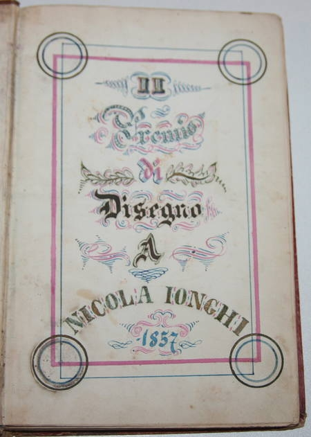 Photo livre n°1. VIGNOLA Giacomo Barozzi. Li cinque ordini di architettura, livre rare du XIXe siècle