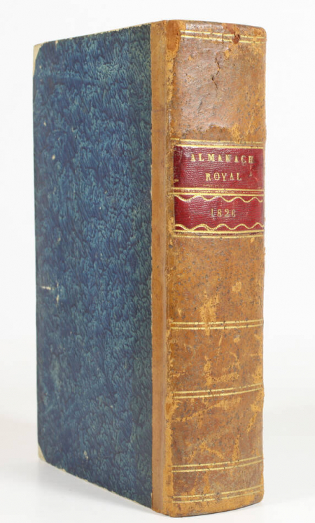 Almanach royal pour l'an MDCCCXXVI présenté à sa majesté - 1826 - Relié - Photo 0, livre rare du XIXe siècle
