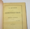 SCHERER (Edmond) - La révision de la constitution - 1882 - Relié - Dédicace - Photo 2 - livre de bibliophilie