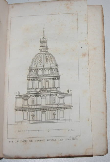 Riveau - Description de l'hôtel royal des Invalides - 1823 - gravures - Photo 0, livre rare du XIXe siècle