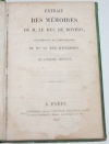 Mémoires du duc de Rovigo concernant la catastrophe de Mgr le duc d Enghien 1823 - Photo 0, livre rare du XIXe siècle