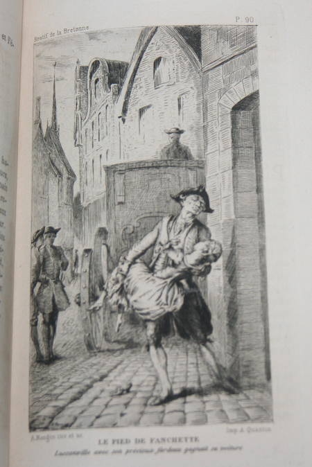 Restif de la Bretonne. Le pied de Fanchette ou le soulier rose - 1881 Avec suite - Photo 0, livre rare du XIXe siècle