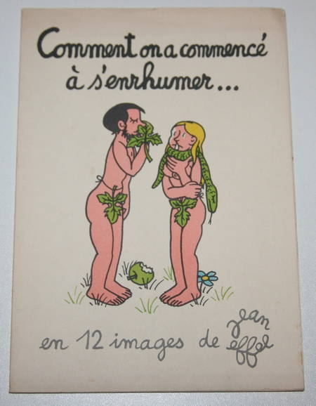 Jean Effel - Comment on a commencé à s'enrhumer ... en 12 images - 1960 - Photo 0 - livre d'occasion