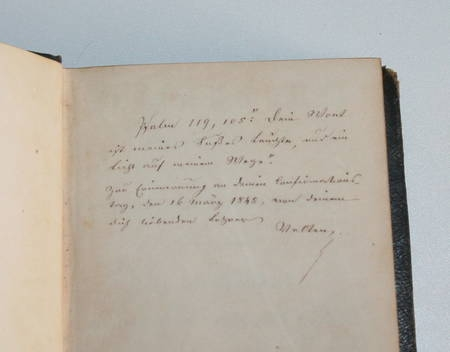 Gesangbuch - Strasbourg - 1808 - Intéressante reliure datée de 1845 - Photo 1, livre ancien du XIXe siècle