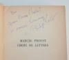 Proust Choix de lettres - Présentées et datées par Philipp Kolb - 1965 Dédicace - Photo 0 - livre moderne