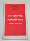 COSTON (Henry) - Dictionnaire des pseudonymes - 1961 - 1/500 ex - Photo 0 - livre d occasion