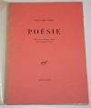 SAINT-JOHN PERSE - Poésie. Allocution au Banquet Nobel du 10 décembre 1960 - EO - Photo 0, livre rare du XXe siècle