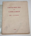 PASQUIER et DAUPHIN - Imprimeurs et libraires de l Anjou - 1932 Envoi sur Japon - Photo 1, livre rare du XXe siècle