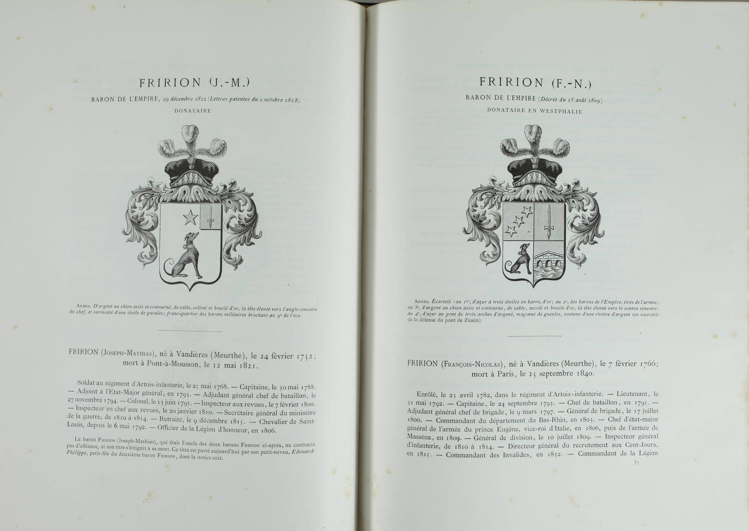 GEORGEL - Armorial historique et généalogique des familles de Lorraine - 1882 - Photo 1, livre rare du XIXe siècle