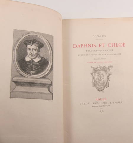 LONGUS - Daphnis et Chloé - Lemonnyer - 1878 - plein chagrin - gravures - Photo 1, livre rare du XIXe siècle