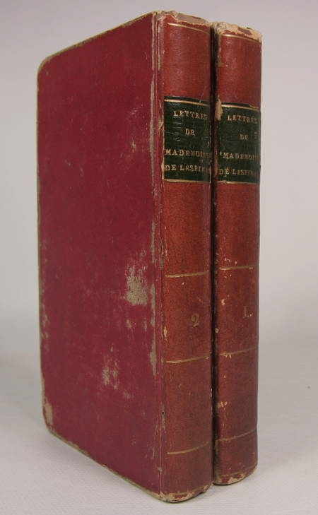 Lettres de mademoiselle de Lespinasse - 2 volumes - 1815 Opuscules de d'Alembert - Photo 0, livre rare du XIXe siècle