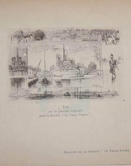 Flobert - Nos ex-libris - Société du Vieux Papier - 1910 - eau-forte - Photo 0 - livre d'occasion