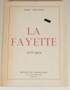 DOUSSET (Emile) - La Fayette - 1757-1834 - 1953 - Photo 0, livre rare du XXe siècle