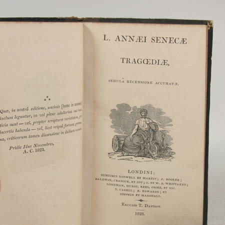 Les tragédies de Sénèque - L. Annaei Senecae. Tragoediae - 1823 - Photo 0, livre rare du XIXe siècle