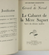 NERVAL Le cabaret de la mère SAGUET suivi de divers inédits 1927 - 1/50 Hollande - Photo 1, livre rare du XXe siècle