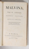 Madame COTTIN - Malvina  - 1805 - Relié - 3 tomes en un fort volume - Photo 1, livre ancien du XIXe siècle