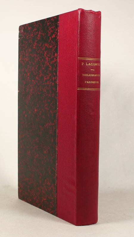 LACOMBE Bibliographie parisienne. Tableaux de moeurs (1600-1880) - 1887 - Photo 0 - livre de collection